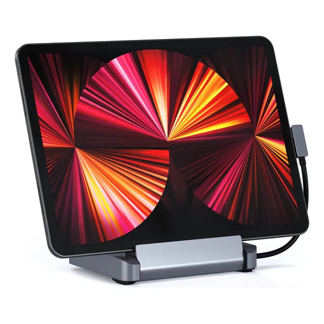 Soporte Y Hub Usb C De Aluminio Satechi Para iPad Pro 2022 M