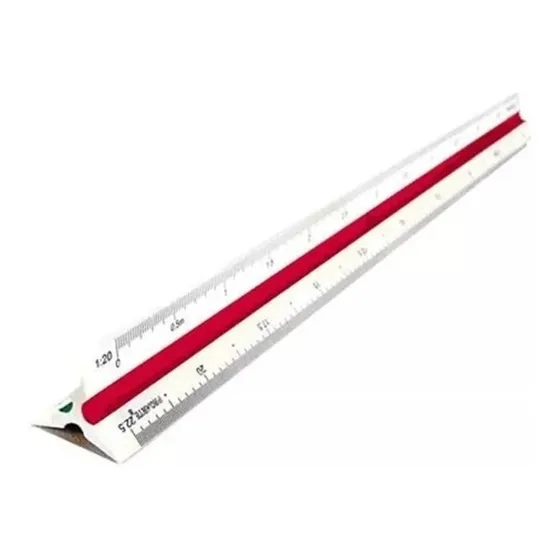 Escalimetro Pizzini 171/1 Regla Triangular 30cm Dibujo Color