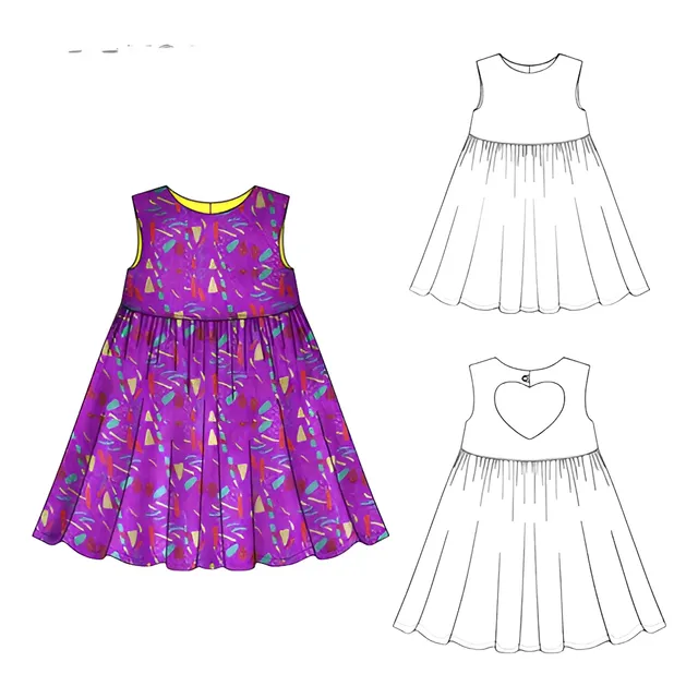 Moldesunicose Papel Vestido Corazón Bebé
