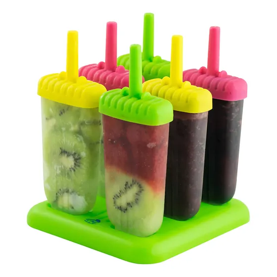 Mold Paleta  6 Hielo Bpa Para Niño Adulto (surtidos)