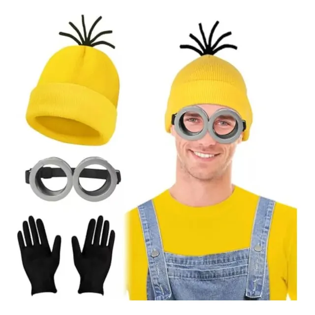 Set De 3 Piezas De Accesorios Disfraz De Halloween Minions 