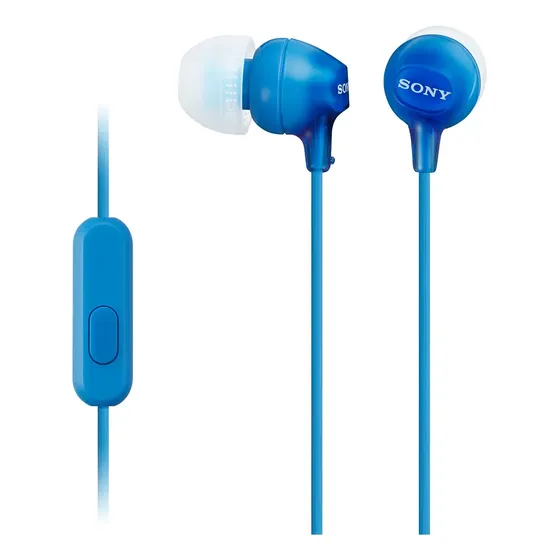 Sony Audífonos Internos Con Micrófono Mdr-ex15ap Color Azul | Cuotas sin interés