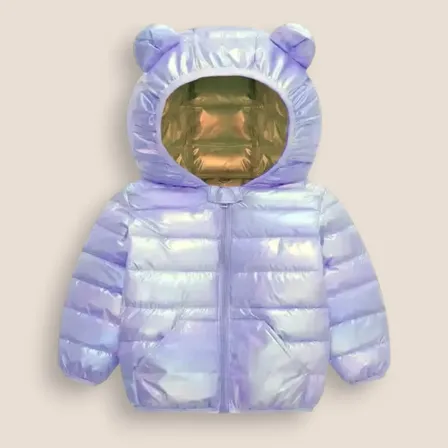 Bobojaco Bomber Infantil Ratinho Nylon Capuz Outono Inverno