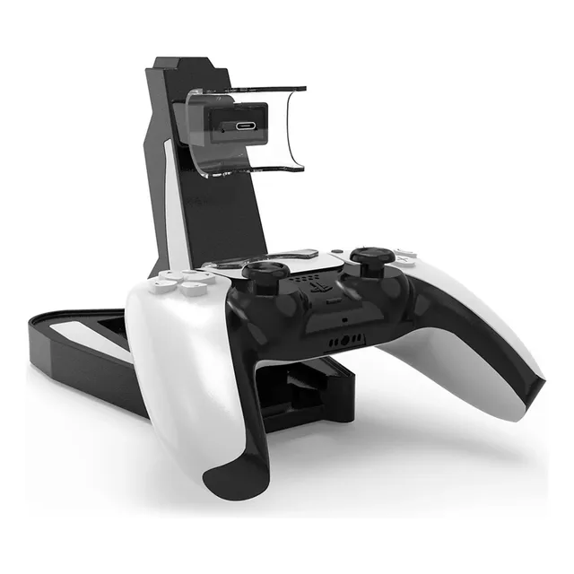 Cargador Dual Para Mando Ps5 Soporte Vertical