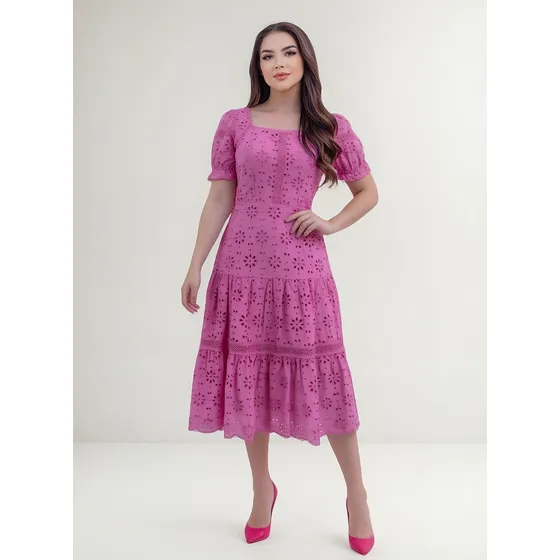 Vestido Marli Moda Evangélica Virtuosa Com Estilo Elegância
