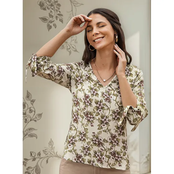 Blusa Manga 3/4 Leonisa Tallas M Y L