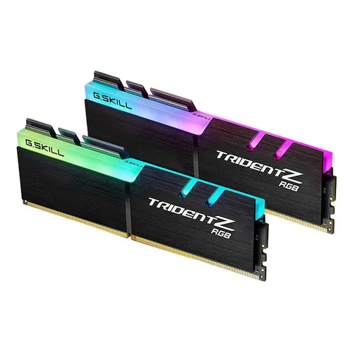 Memória RAM Trident Z RGB preto 32GB 2 G.Skill F4-3000C16D-32GTZR