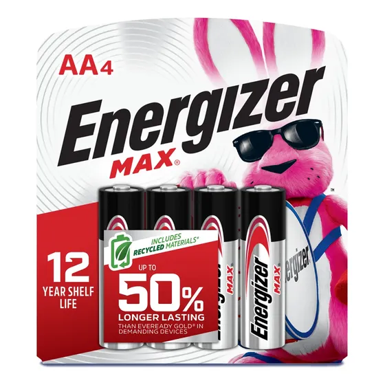 Pilas Energizer Max Alcalina Aa 4pk