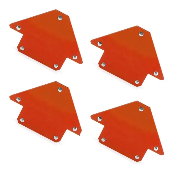 Escuadra Imantada 3'' Soldar Taller Angulo 45 90 135 Kit X4