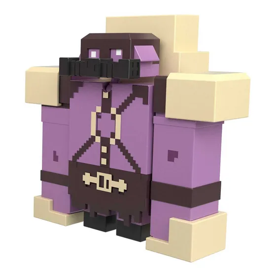 Minecraft Figura Acción Fidget Cerdo-armadillo Vs Esqueleto