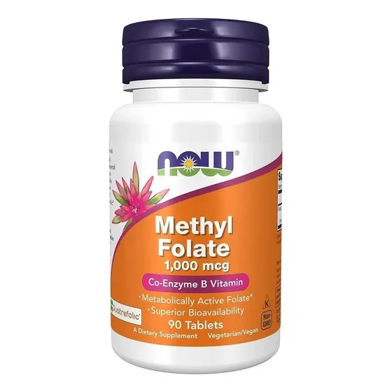 Metil Folate 1000 Mcg 90 Tabletas Now