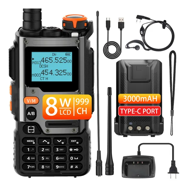 Radio K68 8w Walkie Talkie 3000mah 999canal Frecuencia Copia
