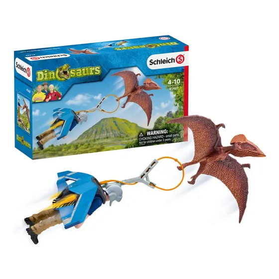 Figura Coleccionable Schleich Seguimiento Con Jet Pack