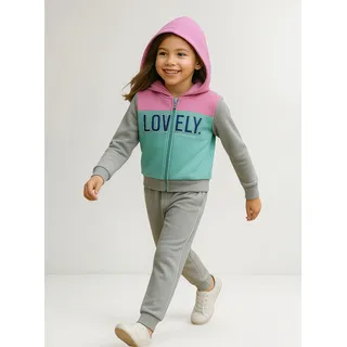 Conjunto Moletom Juvenil Inverno Flanelado Frio ZĂper Capuz Conjunto Moletom Juvenil Inverno Flanelado Frio ZĂper Capuz