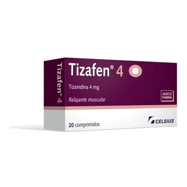 Tizafen® 4 X 20 Comprimidos - Tizanidina 4 Mg