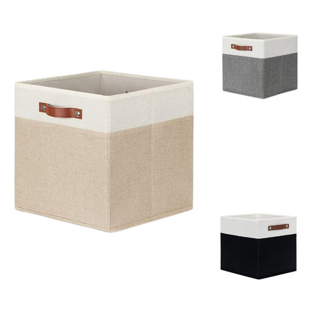 Caixa Organizadora Tecido Dobrável Rígida Multiuso 30x30x30 Caixa Organizadora Tecido Dobrável Rígida Multiuso 30x30x30