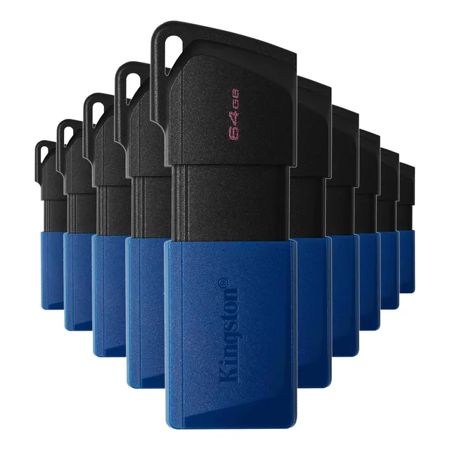 Kit 10 Memorias Usb Kingston 64gb  Dtxm/64 3.2 Data 