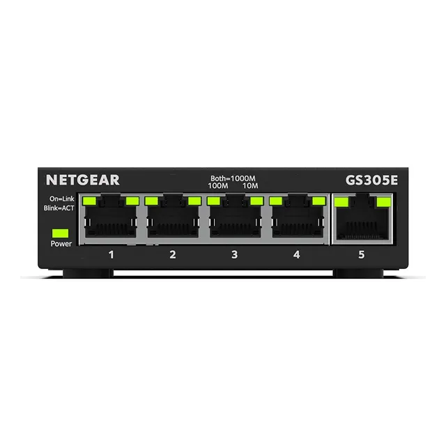 Switch De Red Administrado Con Gigabit Ethernet De 5
