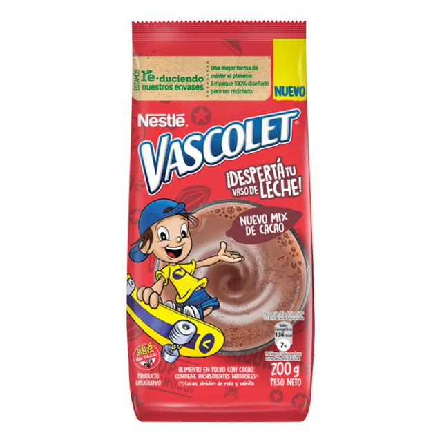 Cocoa En Polvo Vascolet 200 Grs