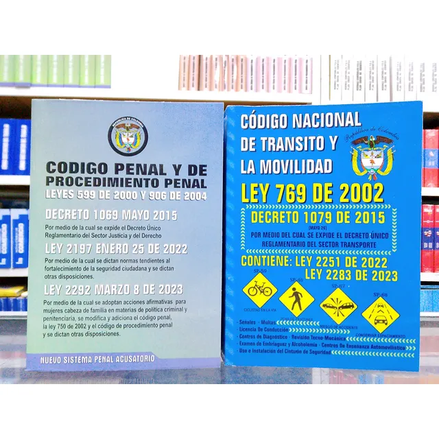 Código Penal Y Código Nacional De Transito Año 2025