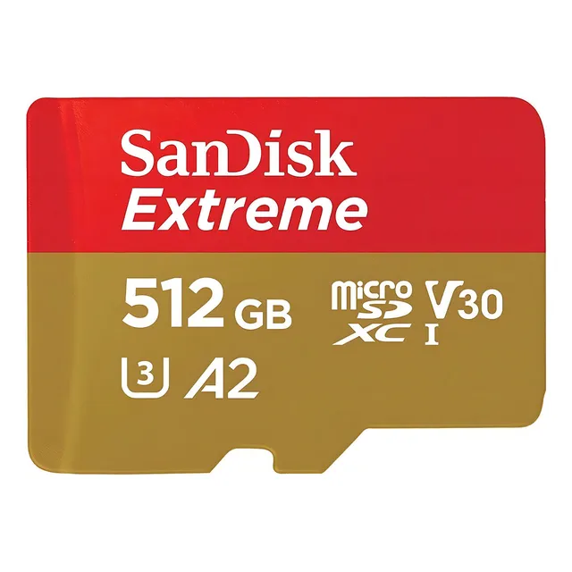 Tarjeta de memoria SanDisk SDSQXA1-512G-GN6MA Extreme con adaptador SD 512GB