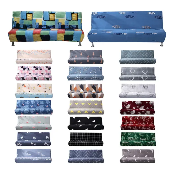 Funda De Sofá Elástica Sin Brazos Para Muebles O 2/3 Plazas