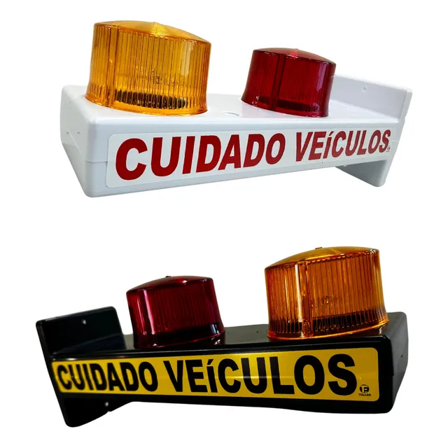 Sinalizador De Garagem Entrada E Saída De Veículos Branco