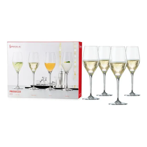 Spiegelau Prosecco Juego De 4 Copas De Vino ' Cristal De Fab