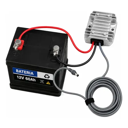 Conversor Adaptador Dc 12/24v P/ 30v 105w 3,5a Starlink Mini Cinza