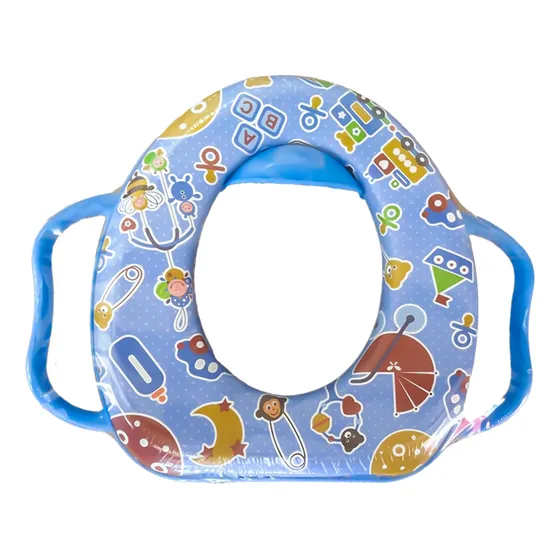 Asiento De Baño Para Bebés Celeste Coche Tren Úpale
