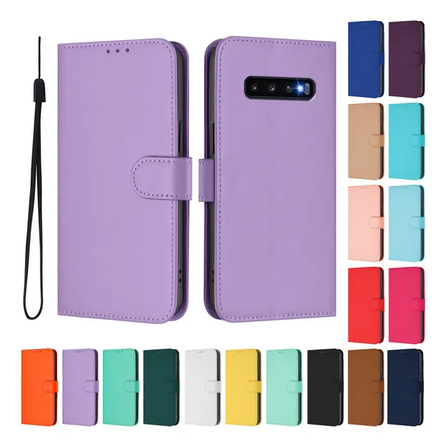 Funda Tipo Cartera Para Teléfono Samsung Galaxy S10 Plus