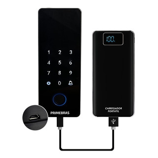 Fechadura Digital Biométrica Para Porta De Vidro Primebras Fechadura Digital Biométrica Para Porta De Vidro Primebras