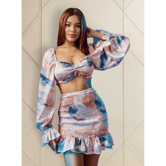 Conjunto Falta Con Top Talla Small