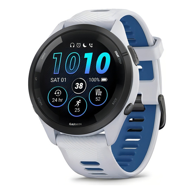 Relógio Garmin Forerunner 265 Music Amoled Branco 46 Mm Relógio Garmin Forerunner 265 Music Amoled Branco 46 Mm