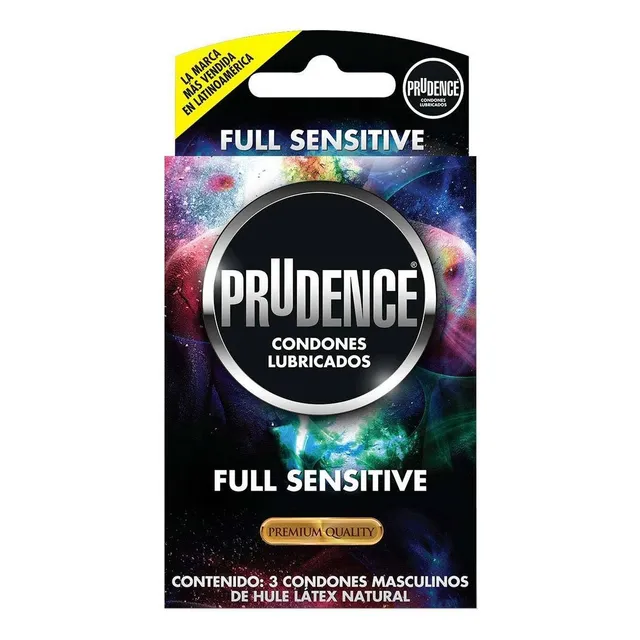 Condones de Látex Prudence Premium Full Sensitive 3 Condones