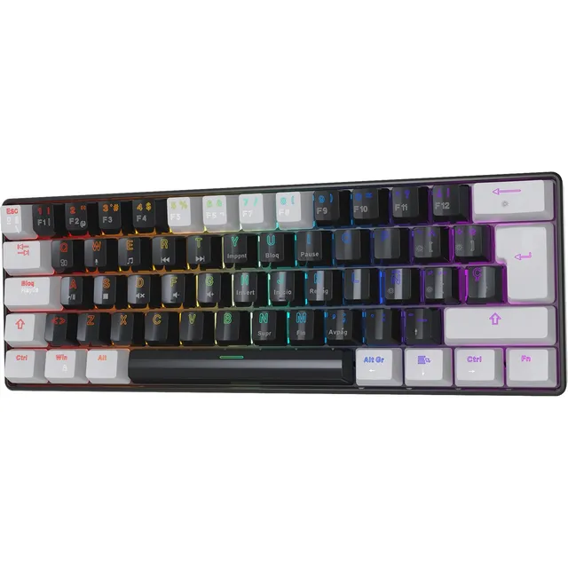 Teclados Mecanico Teclado 60 Porciento Para Pc Español Gamer