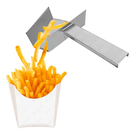 Pá P/ Batata Palito E Pipoca Aço Inox Pegador Escumadeira