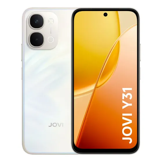 Smartphone Jovi Y31 512GB 8GB + 8GB RAM Expansível Câmera 50mp Bateria 7200mah - Branco Lírio