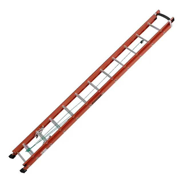 Escada De Fibra De Vidro Extensível 3,60 X 6 M - Rotterman Laranja