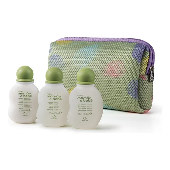 Kit Miniatura Mamãe E Bebê Com Necessaire - Natura