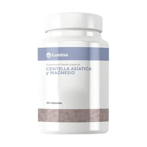Centella Asiatica Y Magnesio | Goldfish | X 30 Capsulas