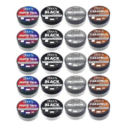 30 Unidades Pomadas Modeladoras Mistas Elfa 4men - Atacado