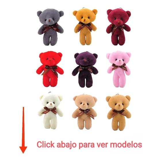 Oso De Peluche Pequeño 11cm (2 Unidades)