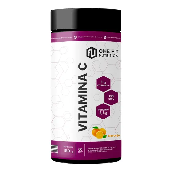 Vitamina C 150 Grs One Fit Nutrition Acido Ascórbico
