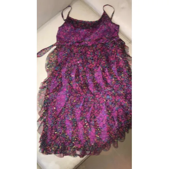 Vestido Marca Justice De Niña Talla 10 Poco Uso Como Nuevo