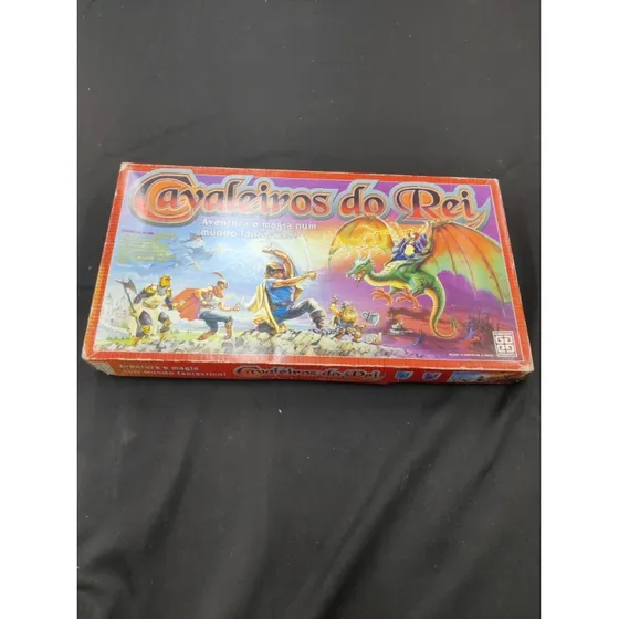 Jogo De Tabuleiro Cavaleiros Do Rei Rpg Grow Super Raro Novo