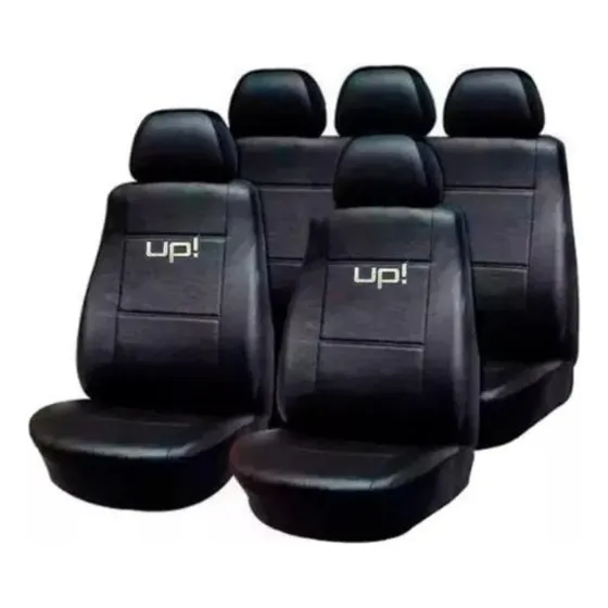 Funda Cubre Asiento Compatible Con Vw Up Negra
