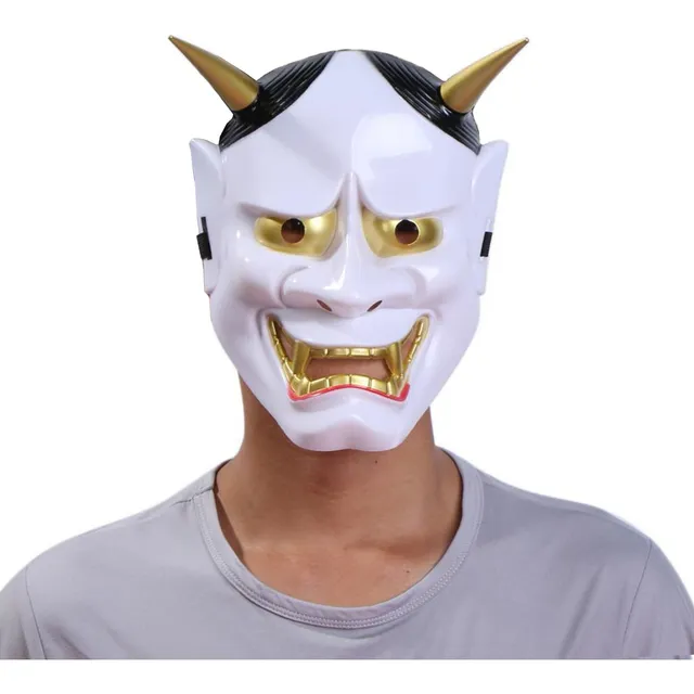 Mascara Demonio Japones Ghost Samurai Halloween Cosplay Disf