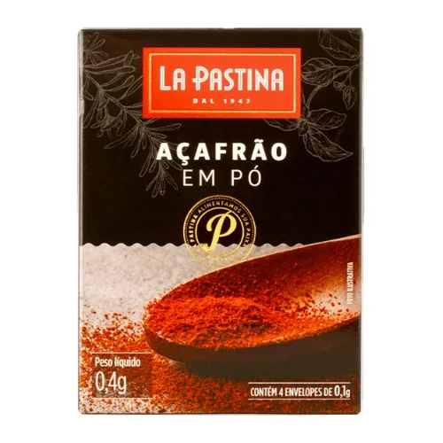 Açafrão Em Pó Espanhol La Pastina 0,4g