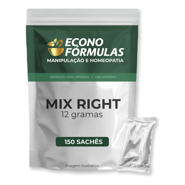 Mix Right 12g -  Dr Lair Ribeiro 150+10 Saches Sem Sabor